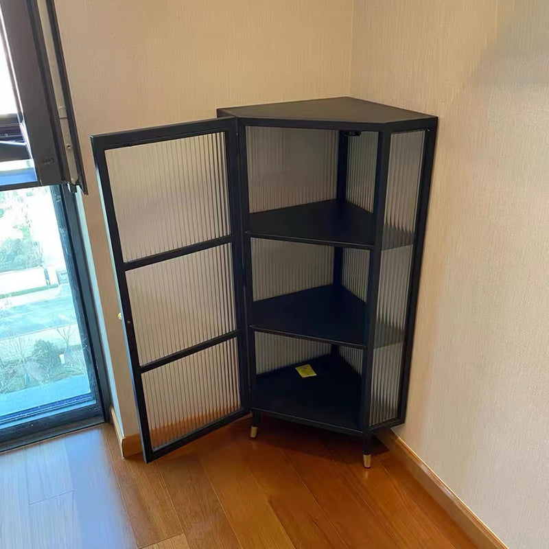 モダンな収納キャビネットガラスドアビュッフェキャビネットダイニングルーム用