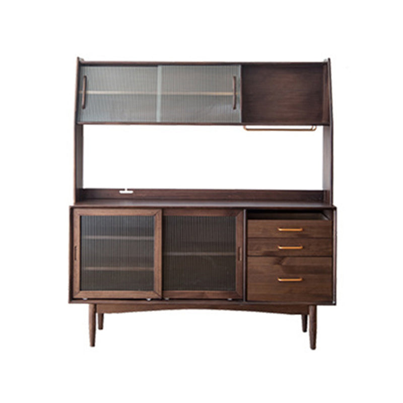 Moderno moderno mobile per porte di vetro a buffet per sala da pranzo