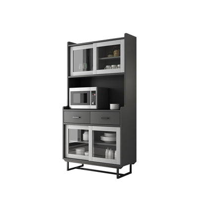 A buffet per la sala da pranzo con pranzo a pranzo contemporaneo