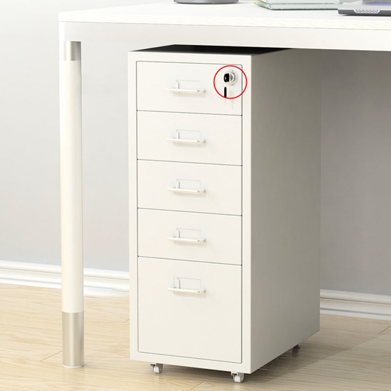 Traditional Steel Cabinet with Drawers and Pedestal Vertical Filing Cabinet Clearhalo 'Filing Cabinets' 'filling_cabinets' 'furn' 'furn_filling_cabinets' 'Furniture' 'Office Furniture' 6311005