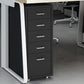 Traditional Steel Cabinet with Drawers and Pedestal Vertical Filing Cabinet Black 5 Clearhalo 'Filing Cabinets' 'filling_cabinets' 'furn' 'furn_filling_cabinets' 'Furniture' 'Office Furniture' 6311007