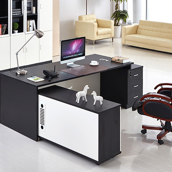 Armadio in legno di archiviazione laterale contemporanea con archiviazione