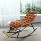 Chaise de culbuteur inclinable moderne chaise à bascule en osier pour décoration intérieure