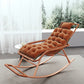 Chaise de culbuteur inclinable moderne chaise à bascule en osier pour décoration intérieure