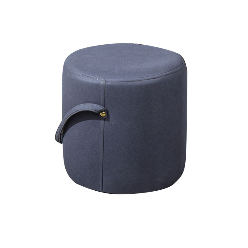 Modern Orange Pouf Round Scratch Resistant Pouf for Living Room Clearhalo 'furn' 'furn_ottomans_poufs' 'Furniture' 'Living Room Furniture' 'Ottomans & Poufs' 'ottomans_poufs' 6311183