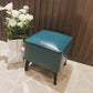 Mid-Century Modern Pouf Ottoman Faux Leather Upholstered Square Ottoman with Chair Legs Clearhalo 'furn' 'furn_ottomans_poufs' 'Furniture' 'Living Room Furniture' 'Ottomans & Poufs' 'ottomans_poufs' 6311219