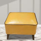 Mid-Century Modern Pouf Ottoman Faux Leather Upholstered Square Ottoman with Chair Legs Clearhalo 'furn' 'furn_ottomans_poufs' 'Furniture' 'Living Room Furniture' 'Ottomans & Poufs' 'ottomans_poufs' 6311220