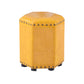 Yellow Modern Standard Leather Specialty Standard for Living Room 13"L x 13"W x 14"H Yellow 1 Piece Clearhalo 'furn' 'furn_ottomans_poufs' 'Furniture' 'Living Room Furniture' 'Ottomans & Poufs' 'ottomans_poufs' 6311378