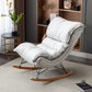 Modern Rocker Upholstered Tufted Cushion Rocking Chair with Dark Leg Clearhalo 'Chairs & Seating' 'furn' 'furn_rocking_chairs' 'Furniture' 'Living Room Furniture' 'Rocking Chairs' 'rocking_chairs' 6312420
