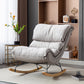 Modern Rocker Upholstered Tufted Cushion Rocking Chair with Dark Leg Light Gray Clearhalo 'Chairs & Seating' 'furn' 'furn_rocking_chairs' 'Furniture' 'Living Room Furniture' 'Rocking Chairs' 'rocking_chairs' 6312425