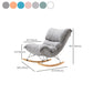 Modern Rocker Upholstered Tufted Cushion Rocking Chair with Dark Leg Clearhalo 'Chairs & Seating' 'furn' 'furn_rocking_chairs' 'Furniture' 'Living Room Furniture' 'Rocking Chairs' 'rocking_chairs' 6312431