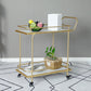 34.65 "High Modern Style Prep Table Rolling Metal Prep Table for Kitchen