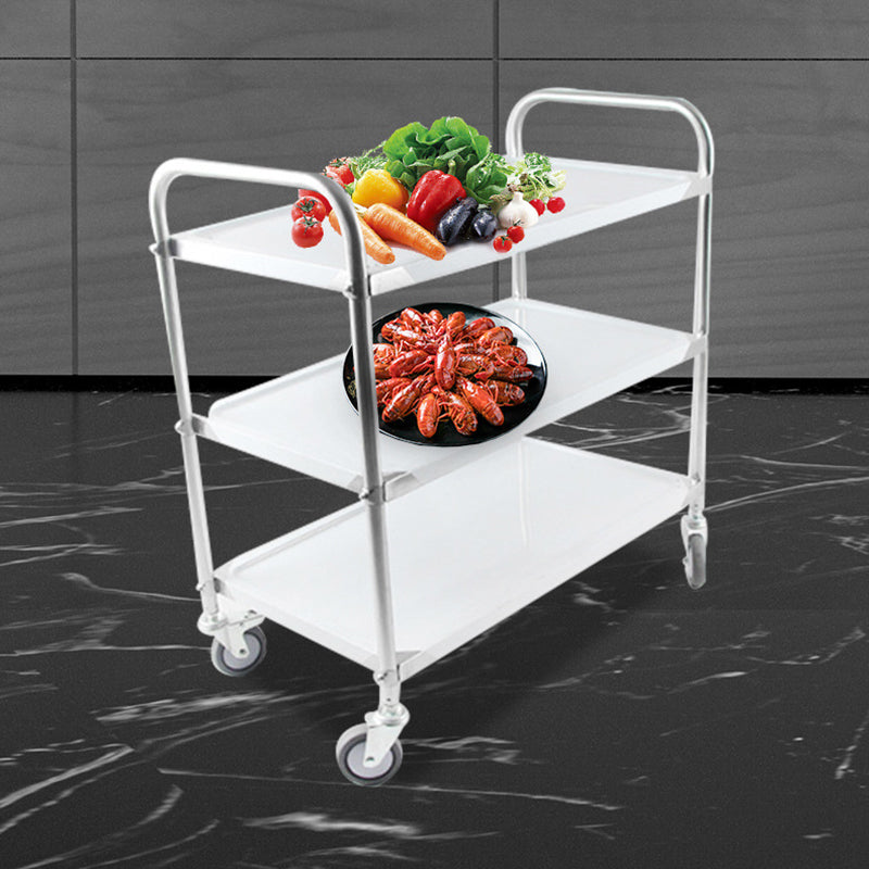 Table de préparation moderne en acier inoxydable