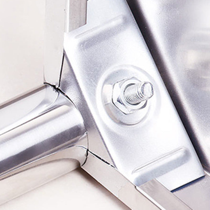 Table de préparation moderne en acier inoxydable