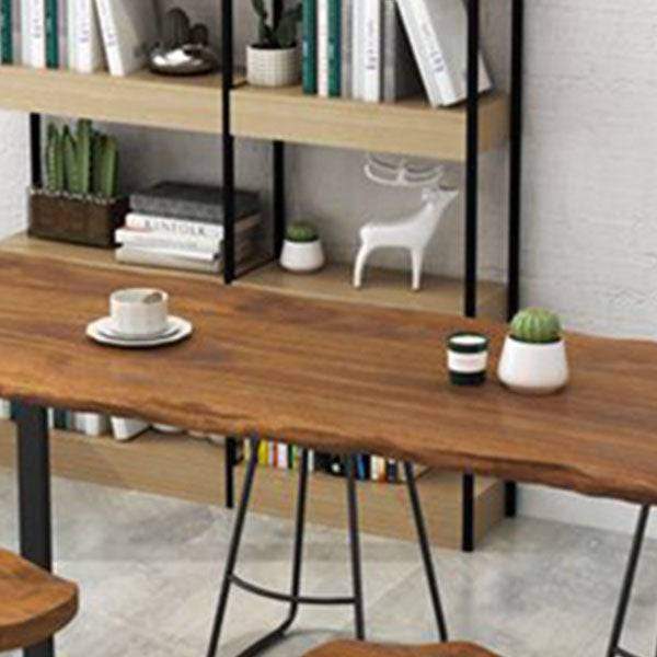 Solid Wood Bar Table Set Industrial Rectangle 1/2/5 Pieces Pub Table Set