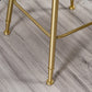 Contemporary Bar Table Set 1/3 Pcs Faux Marble Bar Table and Armless Stools