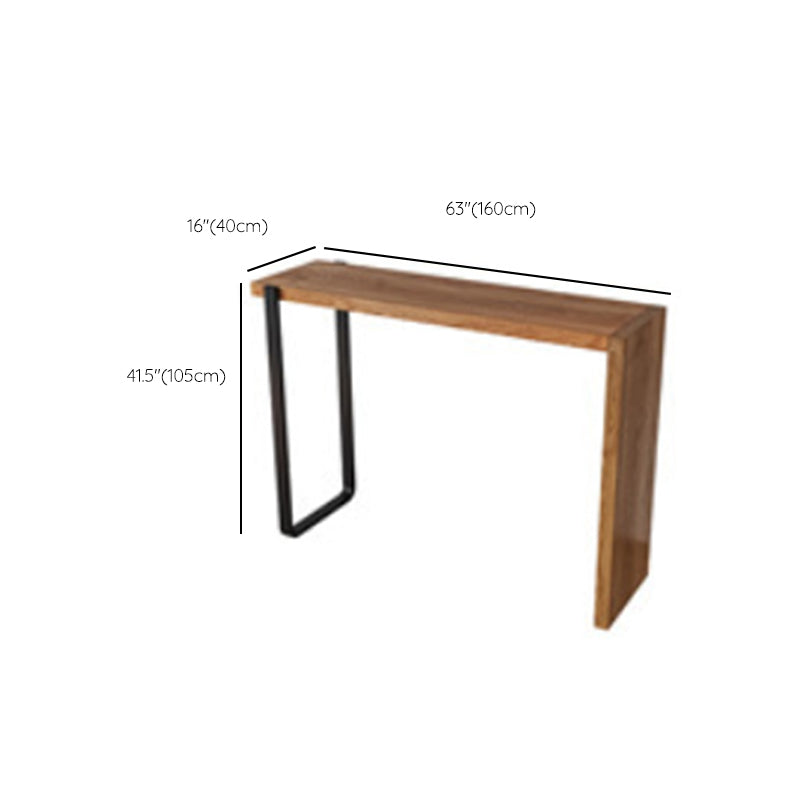 Juego de mesa de Bar moderno de 1/3 piezas, mesa de mostrador rectangular de madera de pino para sala de estar