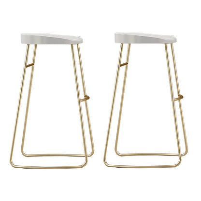 Solid Wood Bar Stool and Table Set 1/2/3 Pieces Rectangular Rectangular White-Gold 30"H Stools (Set of 2) Clearhalo 'Bar Furniture' 'furn' 'furn_home_bar_bar_sets' 'Furniture' 'Home Bars & Bar Sets' 'home_bar_bar_sets' 'Kitchen & Dining Furniture' 6314149