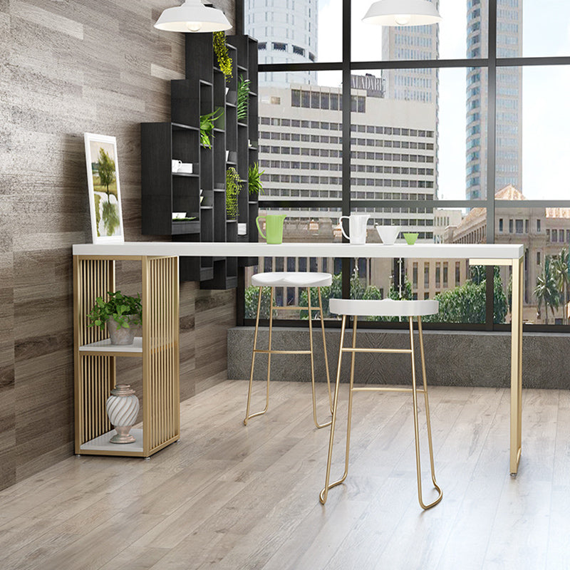 Solid Wood Bar Stool and Table Set 1/2/3 Pieces Rectangular Rectangular Clearhalo 'Bar Furniture' 'furn' 'furn_home_bar_bar_sets' 'Furniture' 'Home Bars & Bar Sets' 'home_bar_bar_sets' 'Kitchen & Dining Furniture' 6314152