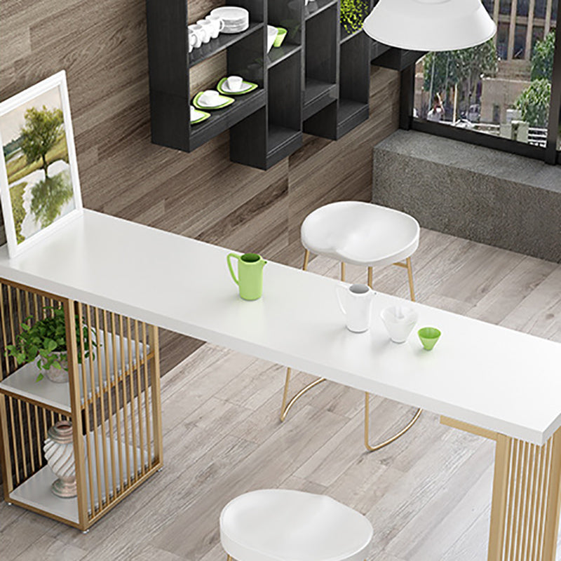 Solid Wood Bar Stool and Table Set 1/2/3 Pieces Rectangular Rectangular Clearhalo 'Bar Furniture' 'furn' 'furn_home_bar_bar_sets' 'Furniture' 'Home Bars & Bar Sets' 'home_bar_bar_sets' 'Kitchen & Dining Furniture' 6314154