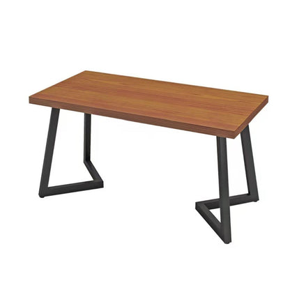 1/2/5/7 Pieces Dinette Set Industrial Solid Wood Dining Table with Wooden Chairs