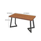 1/2/5/7 Pieces Dinette Set Industrial Solid Wood Dining Table with Wooden Chairs
