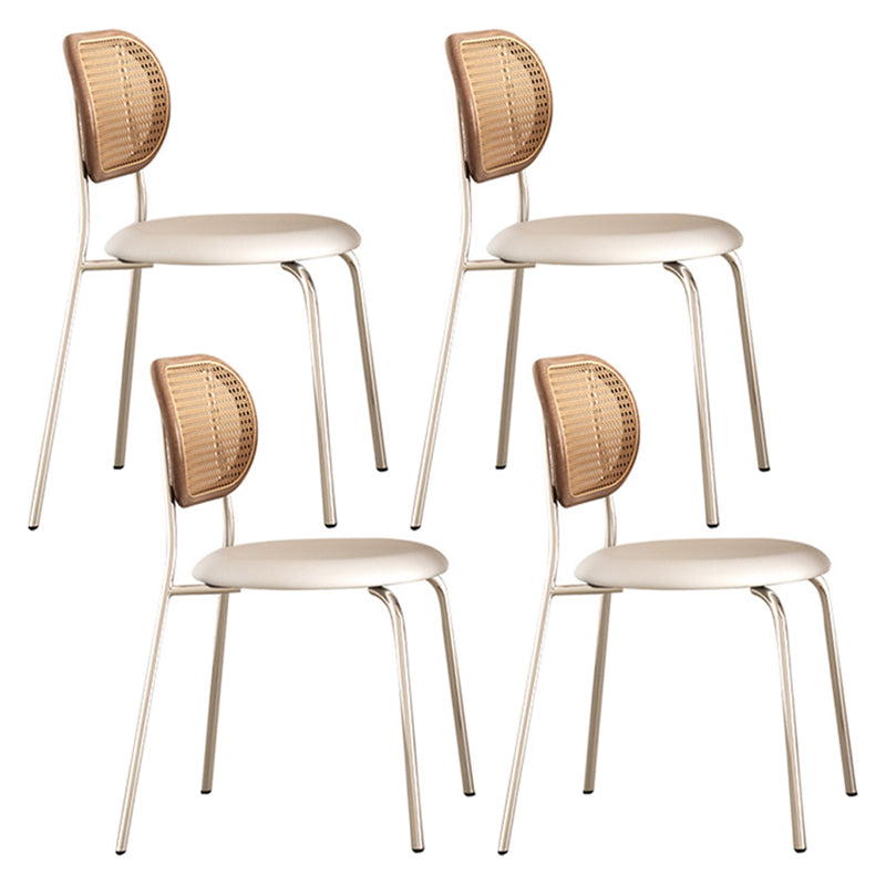 Juego de comedor moderno con sillas de cuero 1/4/5 piezas de comedor