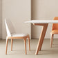 Juego de comedor moderno con sillas de cuero 1/4/5 piezas de comedor