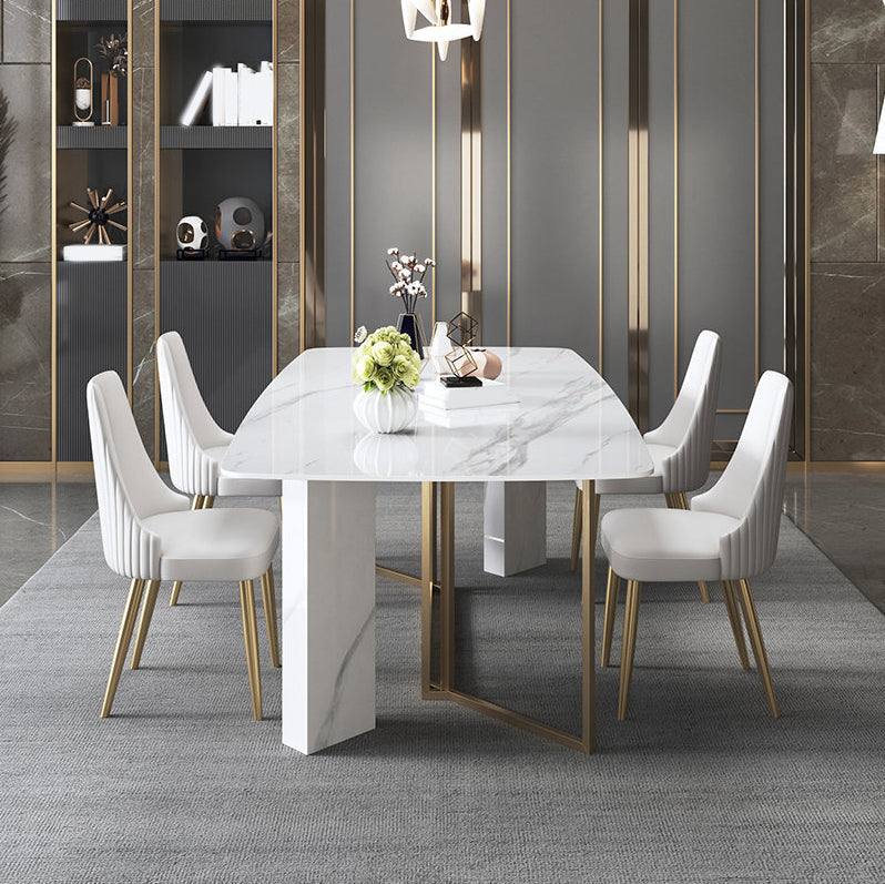 Set di sala da pranzo glam 1/4/5/7 PCS TRIM PEGINE DEADAGGI