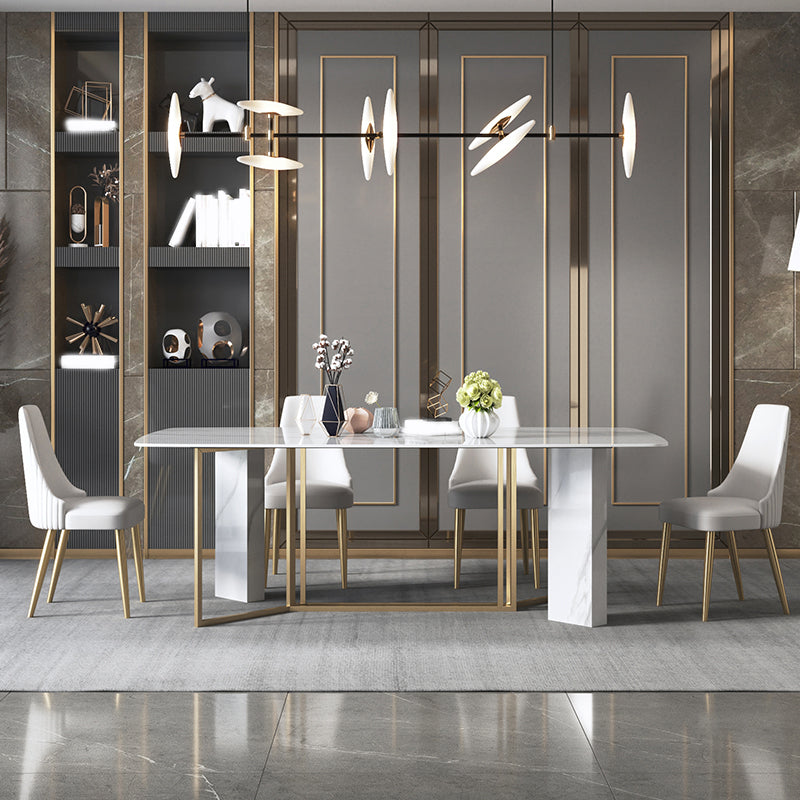 Set di sala da pranzo glam 1/4/5/7 PCS TRIM PEGINE DEADAGGI