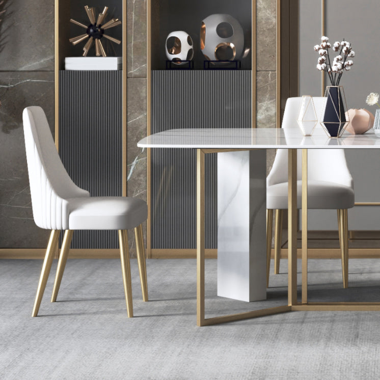 Set di sala da pranzo glam 1/4/5/7 PCS TRIM PEGINE DEADAGGI