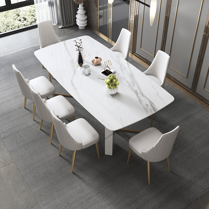 Set di sala da pranzo glam 1/4/5/7 PCS TRIM PEGINE DEADAGGI