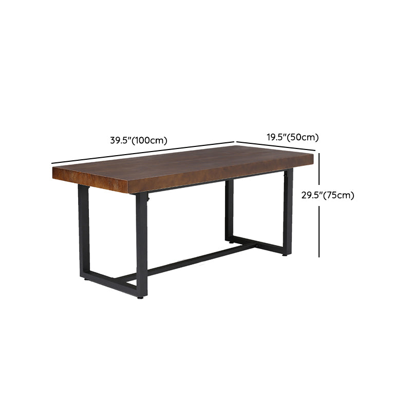 Industrial Pine Wood Dining Table Set 1/2/5/7 Pieces Dinette Set for Home