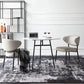 White Stone Table Set for Home 1/2/3/5 Pieces Modern Round Dinette Set