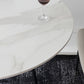 White Stone Table Set for Home 1/2/3/5 Pieces Modern Round Dinette Set