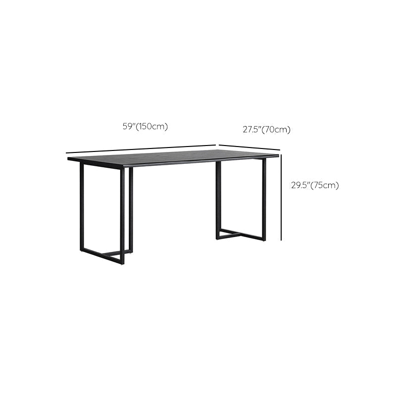 Modern 1/2 Pieces Dining Set Rectangle Wood Dining Table for Dining Room Clearhalo 'Dining Room Sets' 'Dining Tables & Seating' 'dining_room_set' 'furn' 'furn_dining_room_set' 'Furniture' 'Kitchen & Dining Furniture' 6314659