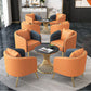 Glam Style Dinette Set for Home 1/2/5 Pieces Polished Finish Dining Table Set Clearhalo 'Dining Room Sets' 'Dining Tables & Seating' 'dining_room_set' 'furn' 'furn_dining_room_set' 'Furniture' 'Kitchen & Dining Furniture' 6314668