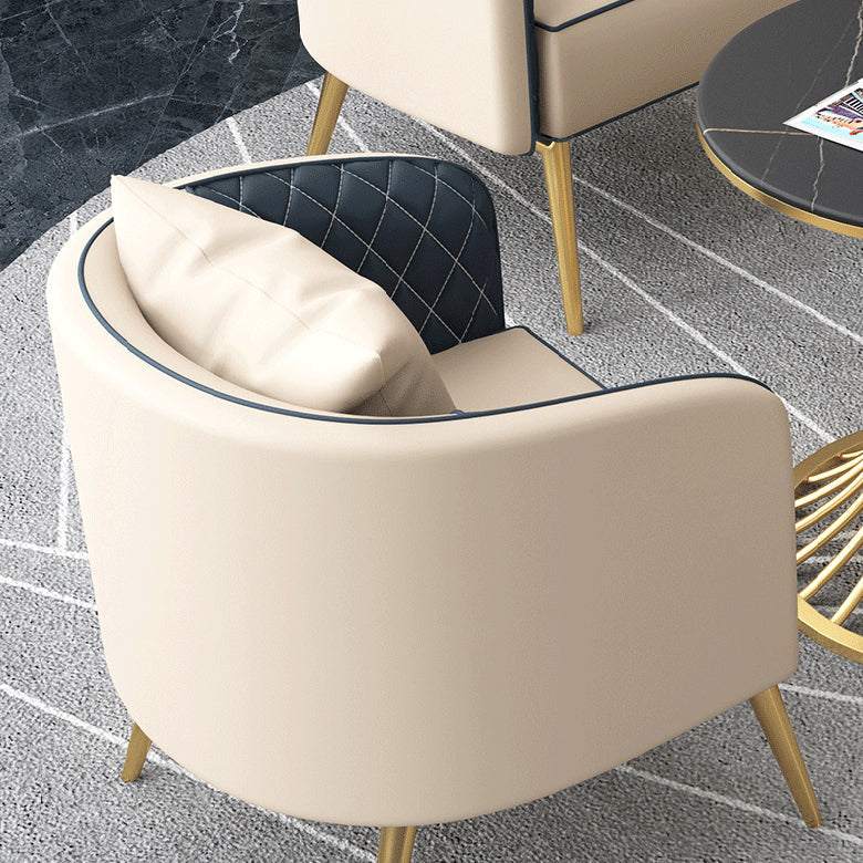 Glam Style Dinette Set for Home 1/2/5 Pieces Polished Finish Dining Table Set Clearhalo 'Dining Room Sets' 'Dining Tables & Seating' 'dining_room_set' 'furn' 'furn_dining_room_set' 'Furniture' 'Kitchen & Dining Furniture' 6314675
