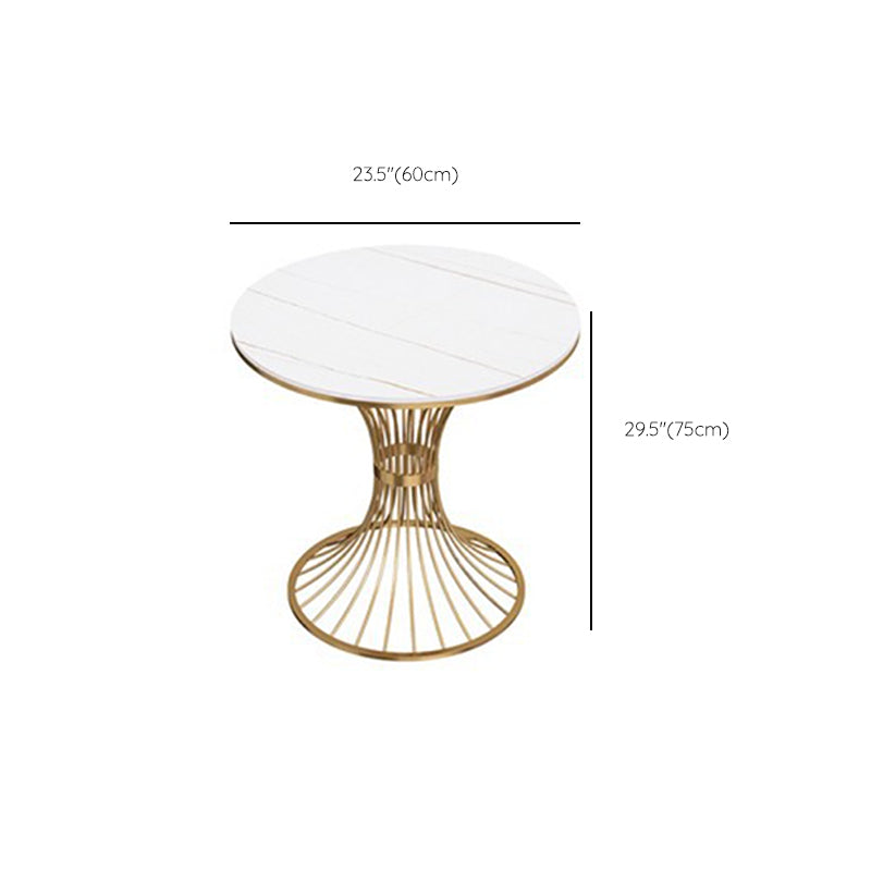 Glam Style Dinette Set for Home 1/2/5 Pieces Polished Finish Dining Table Set Clearhalo 'Dining Room Sets' 'Dining Tables & Seating' 'dining_room_set' 'furn' 'furn_dining_room_set' 'Furniture' 'Kitchen & Dining Furniture' 6314682