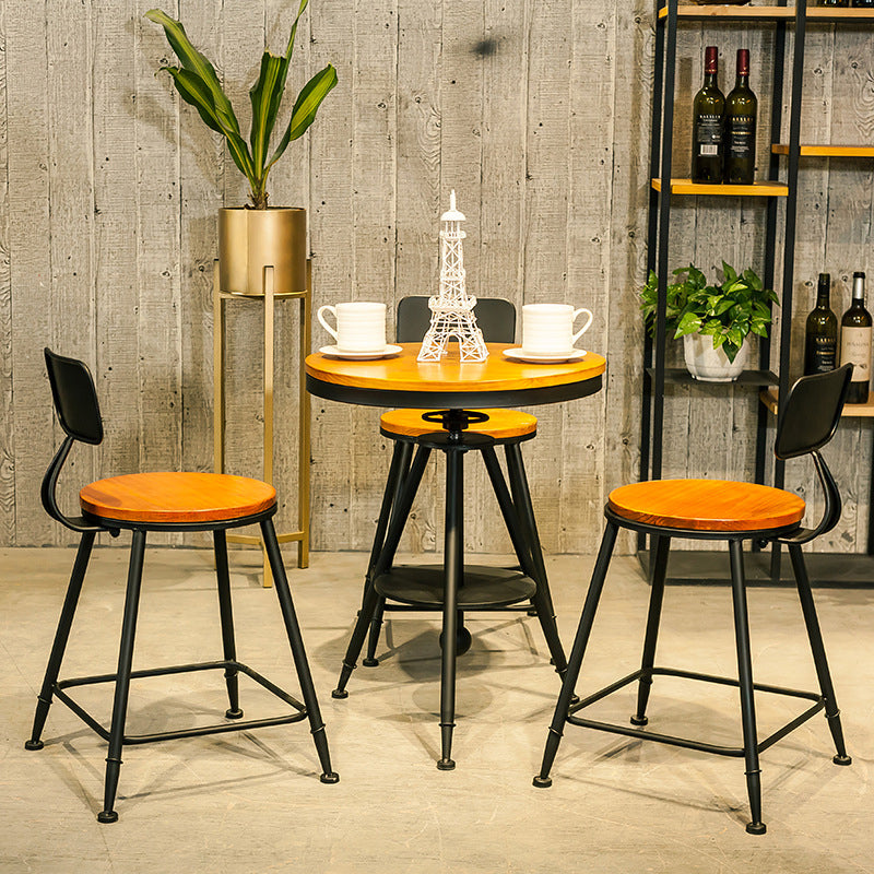 Moderno 1/3/4/5 pezzi da pranzo set rotondo tavolo da pranzo in legno per casa