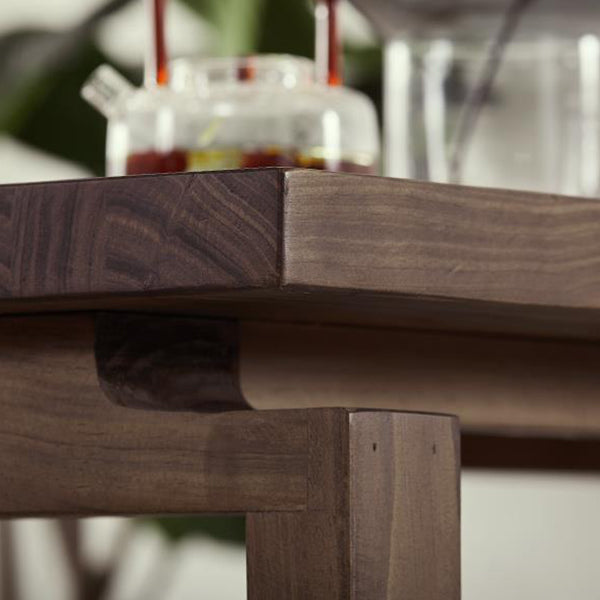 Moderno 1/2/3/5/7 pezzi set da pranzo tavolo da pranzo in legno rettangolo per sala da pranzo