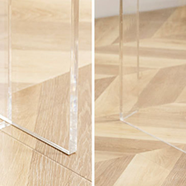 伝統的な1/4ピースダイニングセット長方形の松の木ダイニングテーブルダイニングルーム用