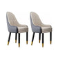 Contemporary Marble Dining Set 1/2/4/5 Pieces Round Dining Table Set with Padded Chairs 2 White Chairs Clearhalo 'Dining Room Sets' 'Dining Tables & Seating' 'dining_room_set' 'furn' 'furn_dining_room_set' 'Furniture' 'Kitchen & Dining Furniture' 6314873