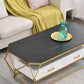 Slate Rectangular Coffee Table Golden Frame Abstract Cocktail Table with Drawer Clearhalo 'Coffee & Accent Tables' 'Coffee Tables' 'coffee_tables' 'furn' 'furn_coffee_tables' 'Furniture' 'Living Room Furniture' 6315013