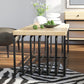 Metal Frame 1 Single Coffee Table Nordic Wood Rectangular Cocktail Table with Storage Clearhalo 'Coffee & Accent Tables' 'Coffee Tables' 'coffee_tables' 'furn' 'furn_coffee_tables' 'Furniture' 'Living Room Furniture' 6315140