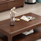 17.7" Tall Wood Rectangular Table Top 4 Legs Coffee Table with Storage Clearhalo 'Coffee & Accent Tables' 'Coffee Tables' 'coffee_tables' 'furn' 'furn_coffee_tables' 'Furniture' 'Living Room Furniture' 6315163