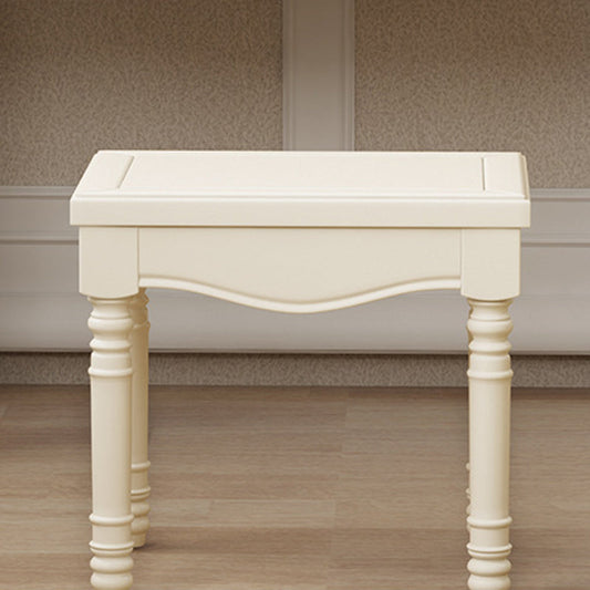 Three Piece Traditional Mirrored Vanity Set Solid Wood Dresser Clearhalo 'Bedroom Furniture' 'furn' 'furn_makeup_vanities' 'Furniture' 'Makeup Vanities' 'makeup_vanities' 6315198