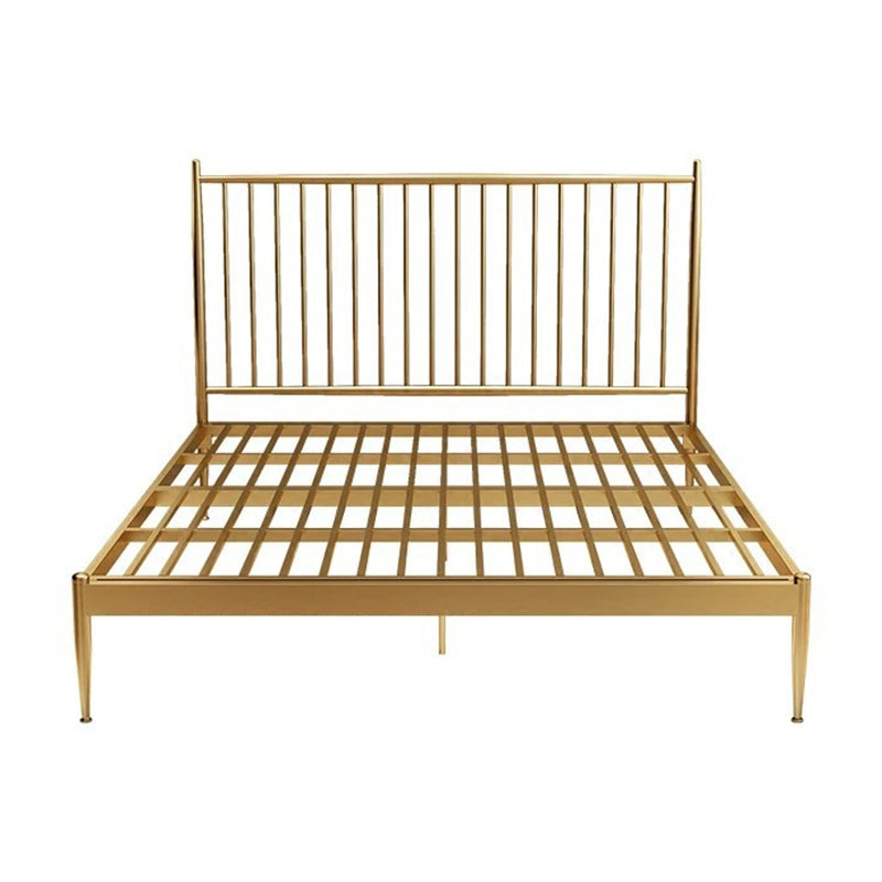 Modern Open-Frame Bed Iron Rectangular Standard Bed with Metal Legs Clearhalo 'Bedroom Furniture' 'Beds' 'furn' 'furn_beds' 'Furniture' 6315233