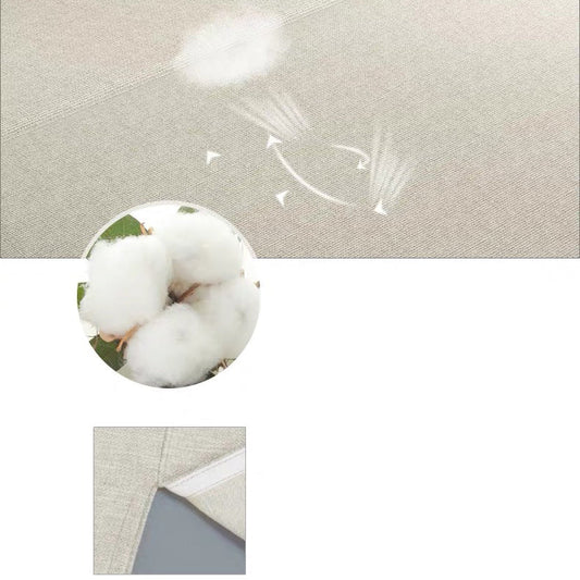 Contemporary 29.52" H Wood Frame Cotton Blend Armless Sofa Bed