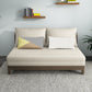 Contemporary 29.52" H Wood Frame Cotton Blend Armless Sofa Bed